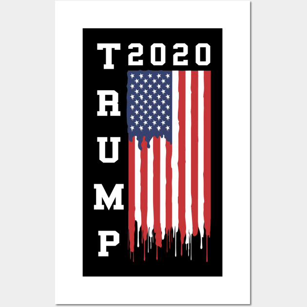 Trump 2020 Campaign Wall Art by victoriashel